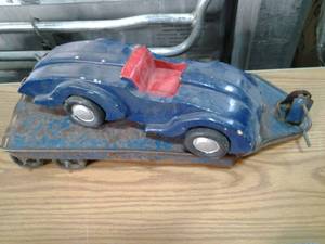 lot 109 image: Add this Vintage Wooden Toy car and...
