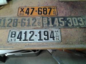 lot 115 image: Lot of 4 Minnesota license plates f...