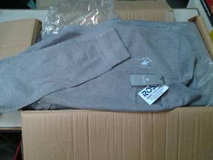lot 213 image: Case of Heather Gray long sleeved T...