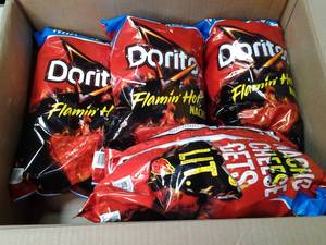 lot 217 image: Case of 4 -18.7oz bags of Frito-Lay...