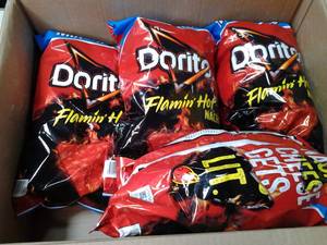 lot 218 image: Case of 4 -18.7oz bags of Frito-Lay...