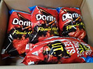 lot 219 image: Case of 4 -18.7oz bags of Frito-Lay...