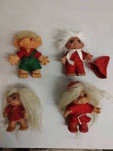 lot 52 image: Four Vintage Trolls