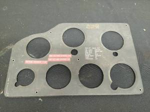 lot 86 image: Airplane Instrument Console Dash Cover