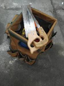 lot 93 image: Collection of Tools and Milk Crate Tool Caddy