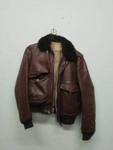 lot 106 image: Vintage Pilot Leather Flight Jacket