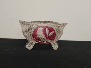 lot 126 image: Hoebauer Collection Lead Crystal Dish