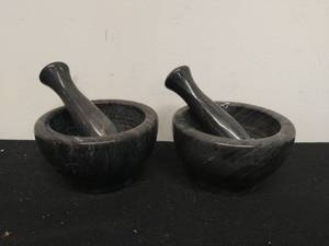 lot 137 image: Two Michael Graves Design Mortar and Pestles
