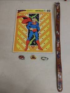 lot 62 image: Collection of Superhero Items