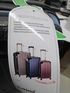 rockland 3 pc luggage set middle si...