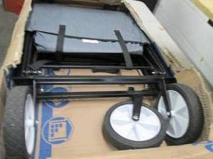 canvas utility cart 1 wheel needs t...