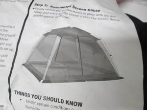 10x10 sscreen house ...