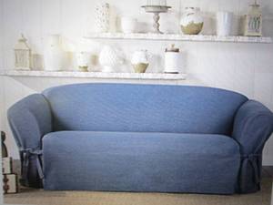authentic denim chair and sofa cove...