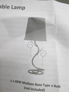 twisted vinelamp brown shade...