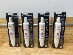 LG Lot of 4-  6-Month Twist-In Refrigerator Water Filters