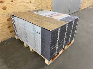 UNITED WEAVERS Lot of 56 Cases of-  Heirloom Collection 100% Waterproof Luxury Vinyl Plank Flooring in Mohican (18 sq ft per case)