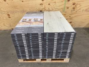 UNITED WEAVERS Lot of 56 Cases of-  Heirloom Collection 100% Waterproof Luxury Vinyl Plank Flooring in Eskimo (18 sq ft per case)