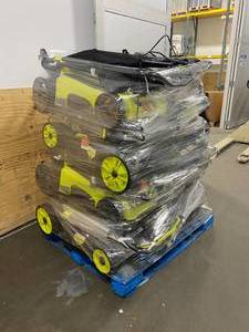 RYOBI Lot of 8 Various Battery Powered Lawn Mowers