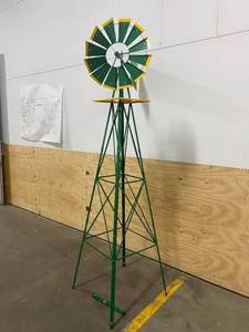 VALLEY 8 FT. WINDMILL ORNAMENT - JOHN DEERE GREEN