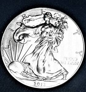 lot 816 image: 2013 Silver Eagle BU - Brillilant Uncirculated