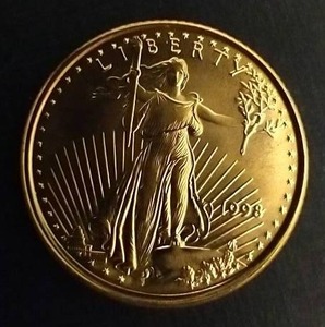1998 110th Oz. Gold Eagle