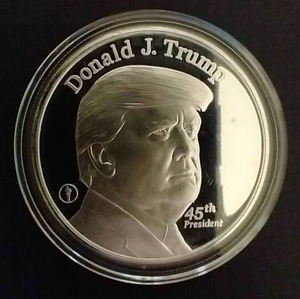 Donald Trump 1 Oz Silver Round