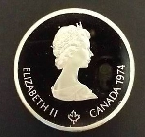 1974 Canada $10 Olympic Coin - .925 Silver