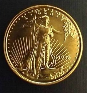 1998 110th Oz. Gold Eagle