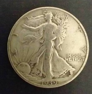1939 Walking Liberty Silver Half Dollar