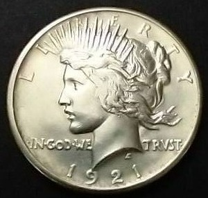 1921 Peace Dollar - Key Coin