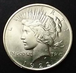 1922 Peace Dollar