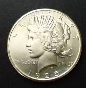 1925 Peace Dollar