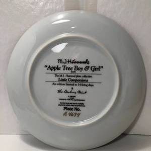 lot 10 image: Apple Tree Boy & Girl Hummel Plate # 4694 by The Danbury Mint
