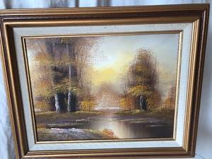 lot 25 image: Landscape Oil Painting