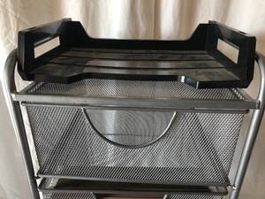 lot 69 image: Silver Portable Hanging File Holder