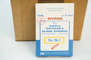 Glass syringes