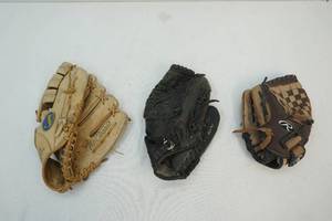 baseball gloves
