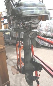 Vintage boat motor