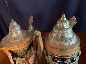 Colorful German Beer Steins