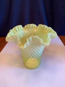 Antique Glass Vase and Pitcher