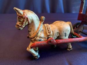 Cast Iron Circus Tiger Wagon