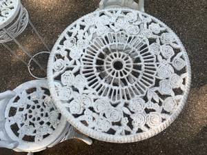 Vintage Cast Iron Garden Cafe Set