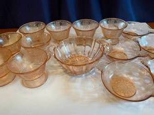 Pink Depression Glass