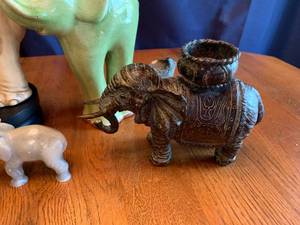 Stoneware Elephants