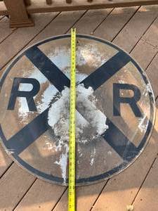 36 Metal RR Crossing Sign