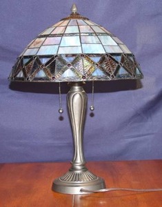 Blue Tiffany Style Lamp
