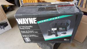 Wayne Standby-Battery Back Up 12 V Sump Pump---NEW IN BOX