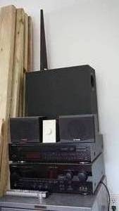 Yamaha Stereo System-Two Fisher Speakers