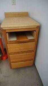 Four Drawer Wood Cabinet