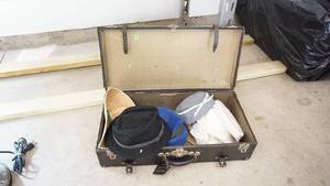 Vintage Suit Case Filled With Vintage Hats